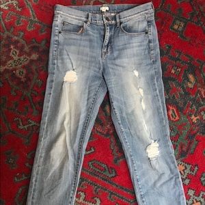 J. Crew light denim jean.